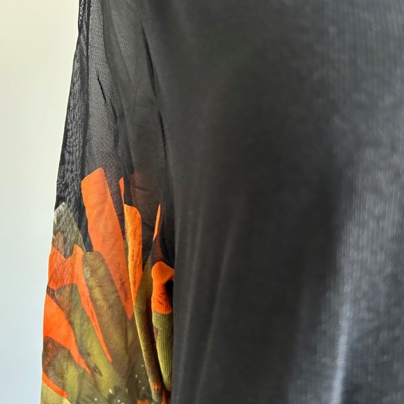 Unique Floral pattern dress, bright and colourful, Size XL - Picture 2 of 13